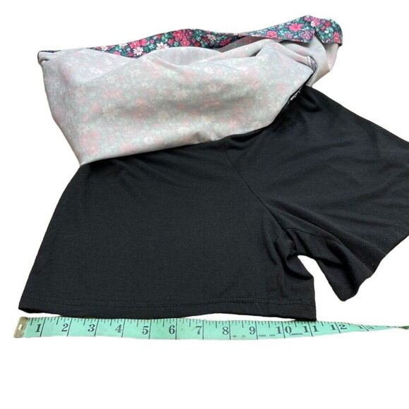 Croft & Barrow Women Pink Floral Skorts Skirt Size 8 - Colorful Spring / Summer - Picture 8 of 10